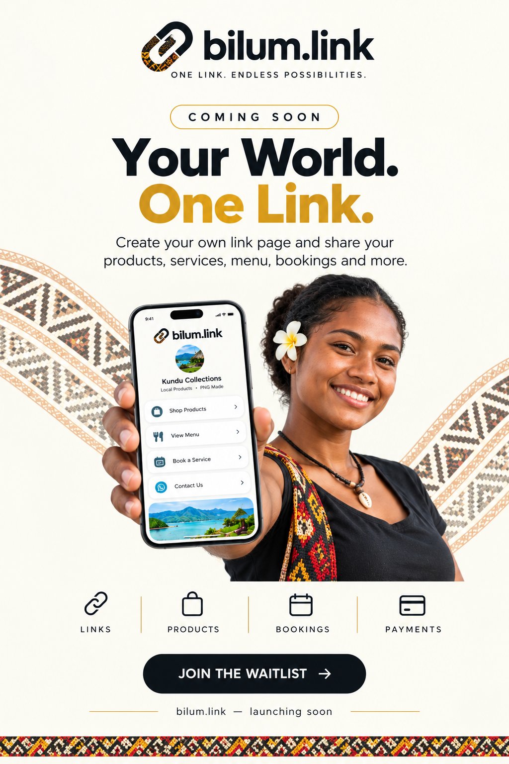bilum.link — Your World. One Link. Coming soon.